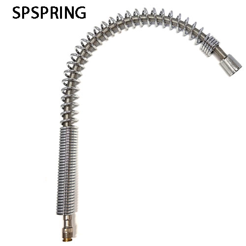 Spring Coil Flex & hose Chrome