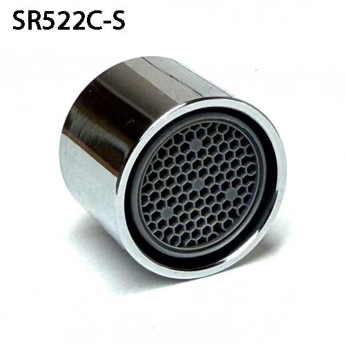 22mm Female Aerator Straight Shiny Chrome F22