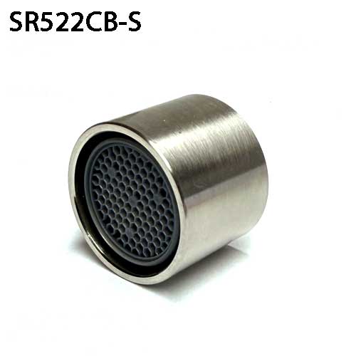 22mm Female Brushed Chrome Nickel Aerator Straight